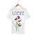 Loewe T-shirt a maniche corte con logo botanico Bianco
