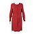 Vestido de seda Loro Piana Roja