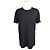 Dolce & Gabbana Schwarzes Satin-Applikation T-Shirt