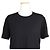 Dolce & Gabbana Schwarzes Satin-Applikation T-Shirt - Ansicht 5