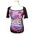 Dolce & Gabbana Psychedelisches Braunes T-Shirt