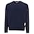 Thom Browne Gestreifter Loopback-Jersey-Sweatshirt Blau  - Ansicht 4