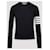 Thom Browne Lässiger Strickpullover aus Wolle Blau  - Ansicht 4