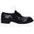 Prada Mocassins de couro escovado com logo triangular - vista 4