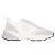 Tory Burch Sneakers Mohair Good Luck Trainer Bianco - vista 4