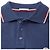 Polo da Uomo Moncler Blu Navy - vista 2