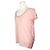 Moncler Rogipink Kurzarm-Top mit Raffung hinten - Ansicht 2