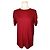 Louis Vuitton T-Shirt aus Weinvelours mit Details Rot