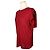 Louis Vuitton T-Shirt aus Weinvelours mit Details Rot - Ansicht 2