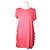 Valentino Kurzes Oberteil mit rotem Spitzenbesatz Pink