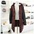 Burberry Chaqueta larga acolchada Ashmoore Burdeos Roja - vista 18