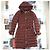 Burberry Chaqueta larga acolchada Ashmoore Burdeos Roja - vista 25