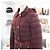 Burberry Chaqueta larga acolchada Ashmoore Burdeos Roja - vista 3