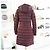 Burberry Chaqueta larga acolchada Ashmoore Burdeos Roja - vista 6