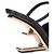 Fendi Erste Leder High-Heel Sandalen Schwarz - Ansicht 6