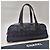 Chanel Nuova borsa da bowling con logo CC da viaggio Nero - vista 11