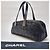 Chanel Nuova borsa da bowling con logo CC da viaggio Nero - vista 6