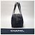 Chanel Nuova borsa da bowling con logo CC da viaggio Nero - vista 8