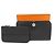 Dogon Hermès Cartera Larga Duo Plata de Cuero Togo Negro