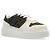 Fendi Baskets basses en suède à plateforme Match - vue 4