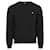Céline Dreifarbiger bestickter Woll-Kaschmir-Pullover Schwarz