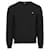 Céline Dreifarbiger bestickter Woll-Kaschmir-Pullover Schwarz - Ansicht 2