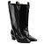 Louis Vuitton Botas largas de cuero negro
