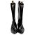 Louis Vuitton Botas largas de cuero negro - vista 2