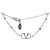 Valentino Bracciale in argento Cubic Garavani