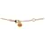 Fendi Collar de oro cúbico Dorado - vista 3