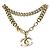 Pulsera de oro CC perlas Chanel - vista 2