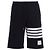 Thom Browne Klassische Loopback Sweatshorts Blau - Ansicht 3