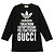 Gucci Adidas Langarm-T-Shirt XXS Schwarz