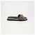 Louis Vuitton Mule Pantofole Lock It Flat Taglia Marrone - vista 3