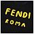 Fendi Strick mit Roma-Schriftzug Schwarz - Ansicht 3