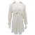 Sandro Mini-Kleid mit Satin-Kragen Weiß
