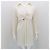 Sandro Mini-Kleid mit Satin-Kragen Weiß - Ansicht 7