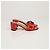Salvatore Ferragamo Offene Vara Sandalen Größe Rot - Ansicht 2