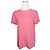Valentino Rosa T-Shirt mit Nieten Pink
