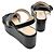 Prada Schwarze Plateausandalen - Ansicht 4