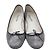 Repetto Ballerine Piatte Argento Glitter - vista 2
