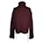 Gucci Burgunderfarbener Wollpullover mit Rollkragen Rot - Ansicht 2