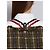 Thom Browne Wiederaufbereiteter Damen-Cardigan, karierter Mantel, oversized, grün - Ansicht 5