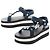 Marni Refurbished Women's Fabric Platform Sandals EU Black