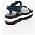 Marni Refurbished Women's Fabric Platform Sandals EU Black - view 3