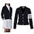 Thom Browne Cardigan V-Neck Milano Blu Navy - vista 7