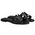 Hermès Pantofole Oran Sandal Nero - vista 4