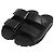 Prada Plack Double Strap Sandal Slide Black - view 6