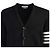 Thom Browne Schwarze Milano-Stich-Cardigan - Ansicht 4