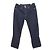 Burberry Calças de denim cropped com decoração dourada Dourado